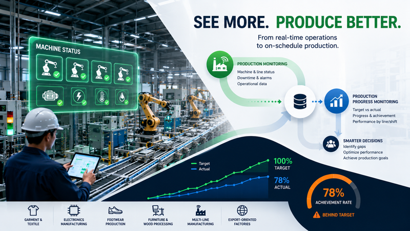 Production Monitoring for Multi-Line Factories
