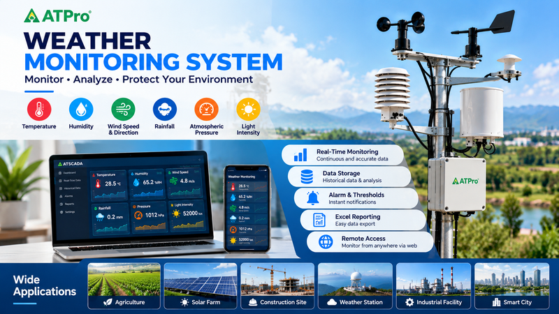 Weather Monitoring System – Real-Time Environmental Monitoring with SCADA
