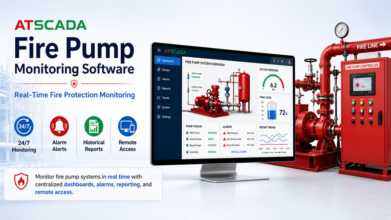 Real-Time Fire Pump Monitoring System with SCADA