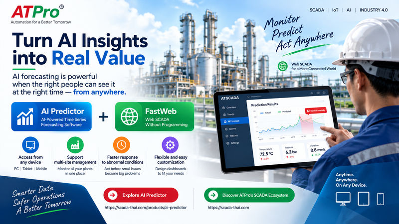 AI Forecasting and Web SCADA: A Smarter Approach to Industrial Monitoring