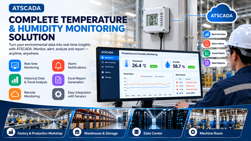 How Temperature & Humidity Monitoring Software Improves Industrial Facility Management