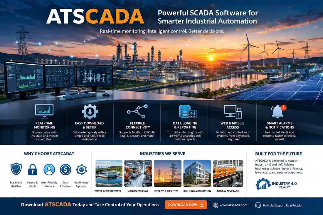 ATSCADA – The Smart Choice for SCADA Software Download in Industrial Automation