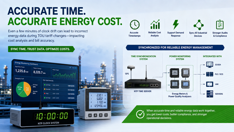 Why Accurate Time Synchronization Is Essential for Reliable Power Monitoring