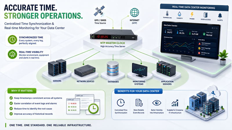Why Accurate Time Synchronization Is Essential for Modern Data Center Operations