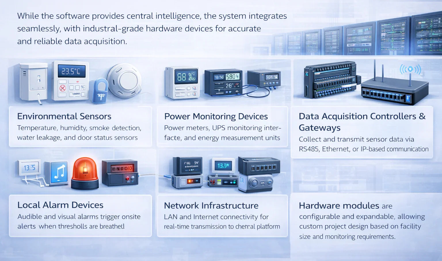 Server Room Monitoring System | Complete Data Center Protection Solution
