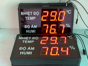 Industrial Temperature and Humidity Sensor with LED Display