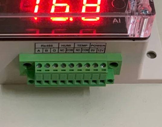 Industrial Temperature & Humidity LED Display for Data Center– Modbus RTU – OEM Available | AT-THMS3.1