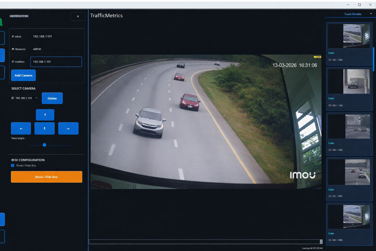 AI Traffic Analytics Platform | ONVIF Camera Integration | Real-Time Vehicle Detection & Counting Software