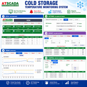 Cold Storage Temperature Monitoring System for Real-Time Alerts
